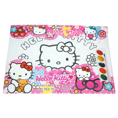 "Hello Kitty Poster Art Set -003 - Click here to View more details about this Product